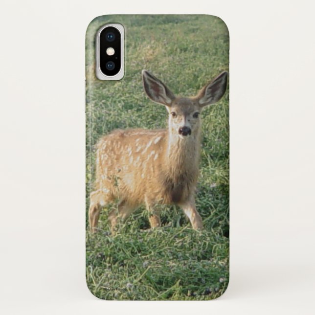 Funda De Case-Mate Para iPhone Cria de venado mula D19 (Reverso)