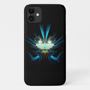 Funda Para iPhone 11 Criatura azul luminosa de los ojos