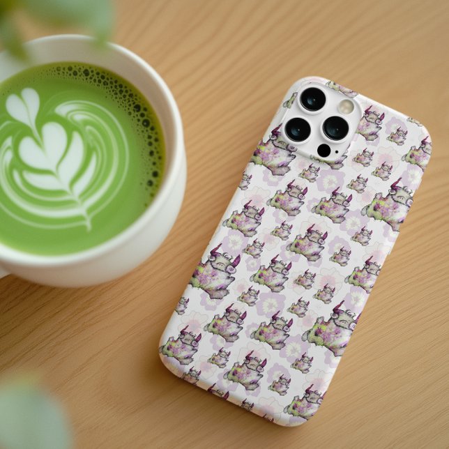 Funda De Case-Mate Para iPhone Criatura mágica monstruo feliz corriendo (Subido por el creador)