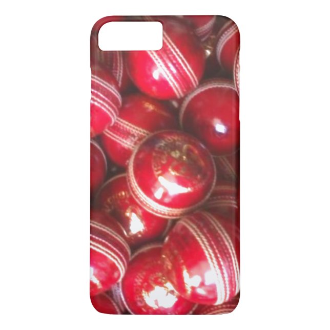 Funda De Case-Mate Para iPhone Cricket Balls Red Cricketball Sport (Reverso)