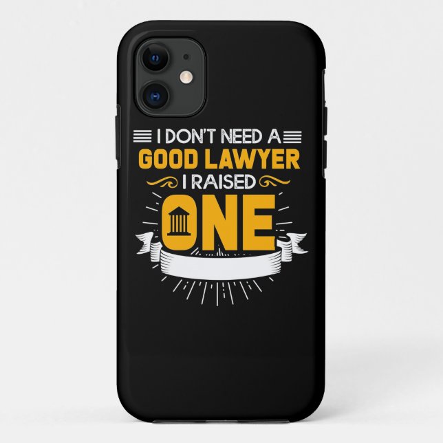 Funda De Case-Mate Para iPhone Crié A Un Buen Abogado (Reverso)
