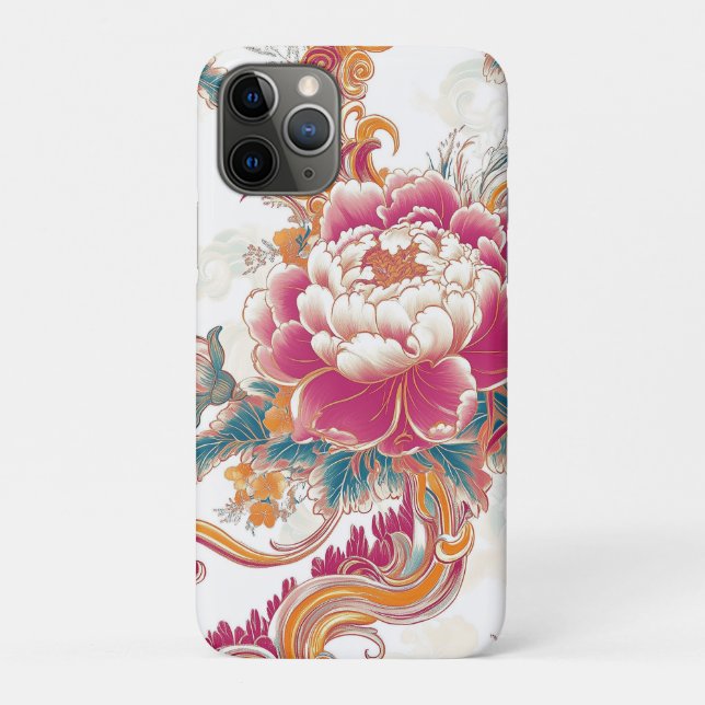 Funda De Case-Mate Para iPhone Crimson Bloom (Reverso)