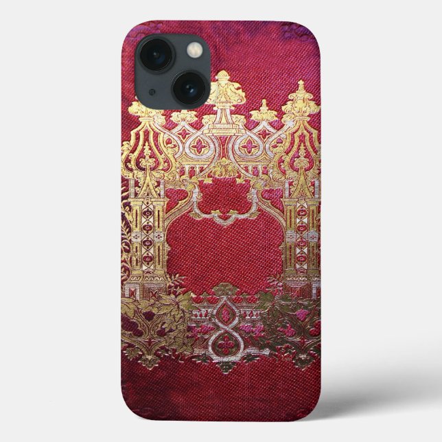 Funda De Case-Mate Para iPhone Crimson de tinta plana (Reverso)