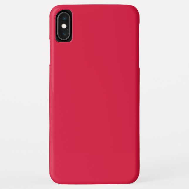 Funda De Case-Mate Para iPhone Crimson sólidos (Reverso)