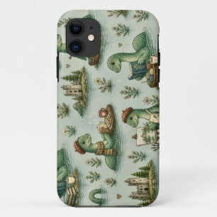 Funda Para iPhone 11 Criptídeos Acogedores Nessie Monstruo del Lago Nes