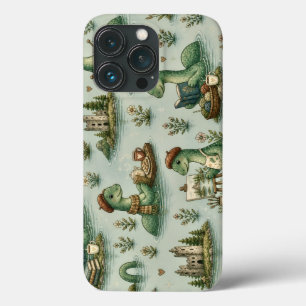 Funda Para iPhone 13 Pro Criptídeos Acogedores Nessie Monstruo del Lago Nes