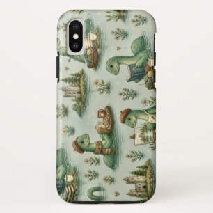 Funda Para iPhone X Criptídeos Acogedores Nessie Monstruo del Lago Nes