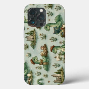 Funda Para iPhone 13 Pro Criptídeos Acogedores Nessie Monstruo del Lago Nes