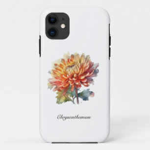 Funda Para iPhone 11 Crisantemo de cosecha dorada, personalizado
