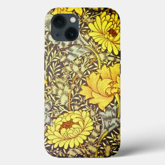 Funda Para iPhone 13 crisantemo por William Morris Postcard