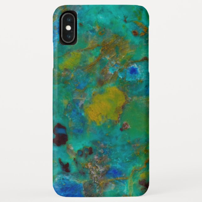 Funda De Case-Mate Para iPhone Crisocola de Blue Cliff (Reverso)