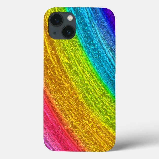 Funda De Case-Mate Para iPhone Cristal arco iris Art 1 (Reverso)