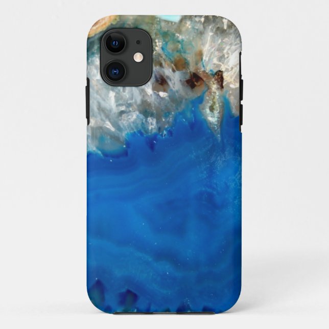 Funda De Case-Mate Para iPhone cristal azul (Reverso)