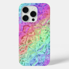 Funda Para iPhone 15 Pro cristal de arco iris congelado: