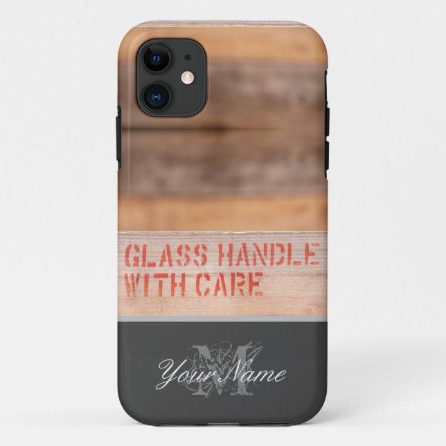 Funda De Case-Mate Para iPhone Cristal! ¡Manejar con cuidado! (Reverso)