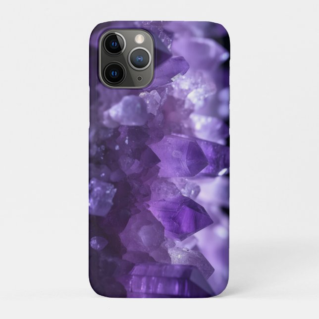 Funda De Case-Mate Para iPhone Cristales de Ametist (Reverso)