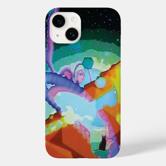 Funda De Case-Mate Para iPhone Cristalizar imagen de KC (Reverso )