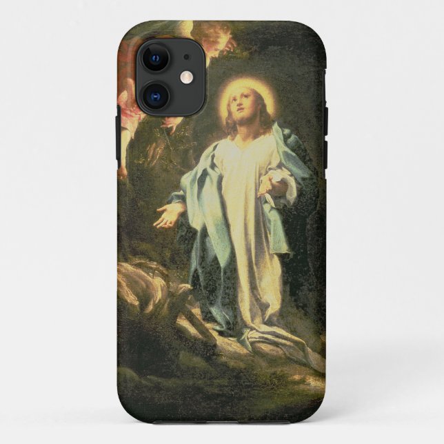 Funda De Case-Mate Para iPhone Cristo en el jardín de Gethsemane 3 (Reverso)