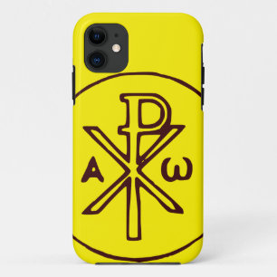Funda Para iPhone 11 Cristograma sagrado Chi-Rho Arte Fino