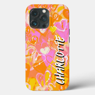 Funda Para iPhone 13 Pro Críticas vibrantes amarillas estallan: Graffiti He