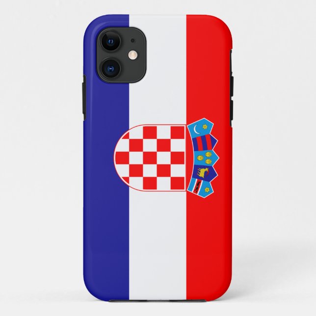 Funda De Case-Mate Para iPhone Croacia Hrvatska (Reverso)