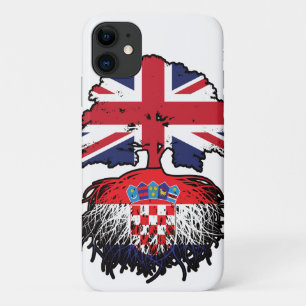 Funda Para iPhone 11 Croacia Reino Unido de Gran Bretaña e Irlanda del 