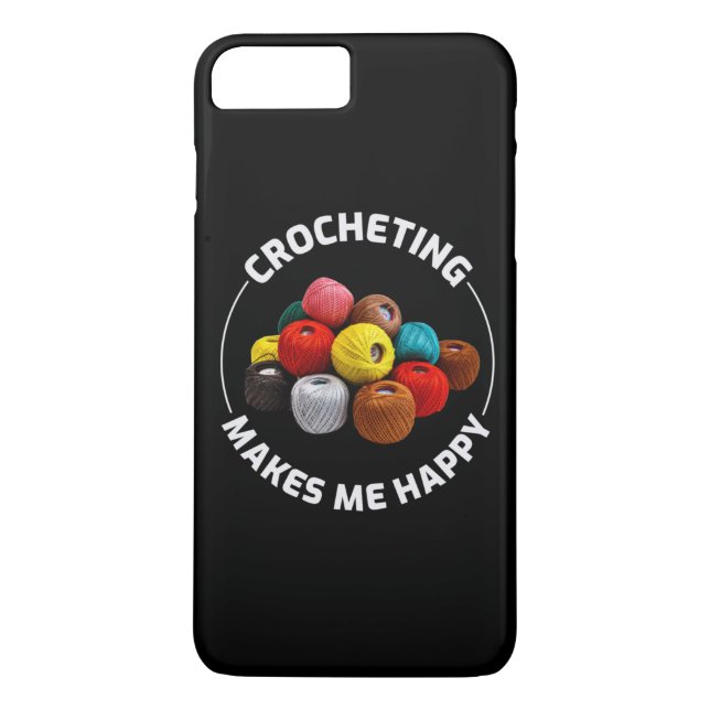 Funda De Case-Mate Para iPhone Crocheting Crochet Knitus Crocheter (Reverso)
