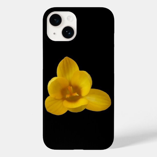 Funda De Case-Mate Para iPhone Crocus amarillo (Reverso )