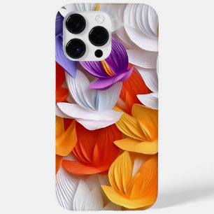 FUNDA PARA iPhone 14 PRO MAX DE Case-Mate CROCUS DE VISTA 3-D PURPLE NARANJA BLANCO AMARILLO