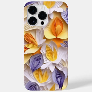 FUNDA PARA iPhone 14 PRO MAX DE Case-Mate CROCUS DE VISTA 3-D PURPLE NARANJA BLANCO AMARILLO