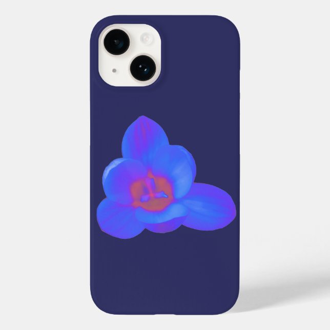 Funda De Case-Mate Para iPhone Crocus Flower Hot and Cold (Reverso )