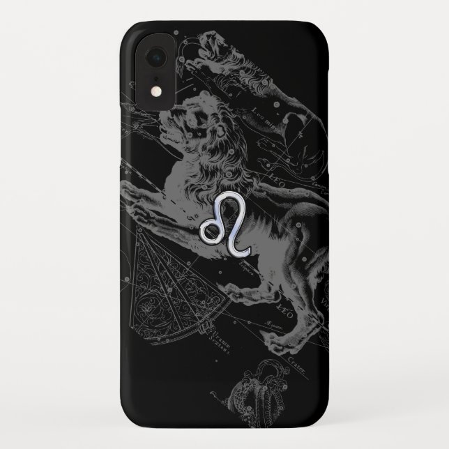 Funda De Case-Mate Para iPhone Cromado como el Rótulo Leo Zodiac en Hevelius 1690 (Reverso)
