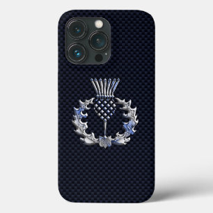 Funda Para iPhone 13 Pro Cromado en fibra de carbono Imprimir fragmento esc