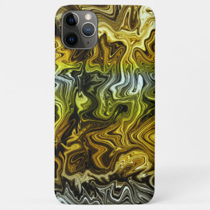 Funda Para iPhone 11 Pro Max Cromo Dorado Plateado Metálico Líquido Genial