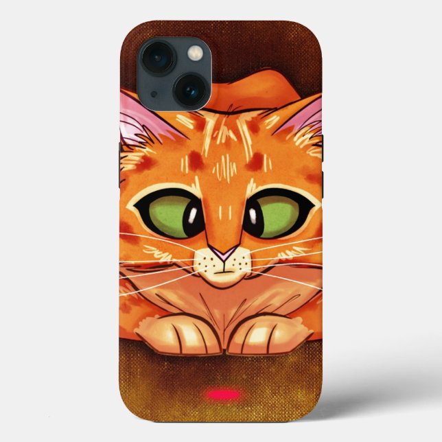 Funda De Case-Mate Para iPhone Cross Eyed Bonito Kitty (Reverso )