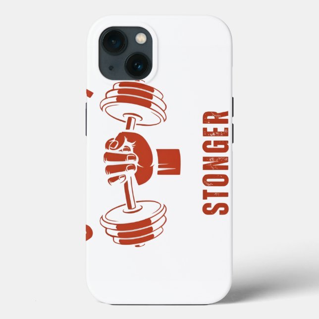 Funda De Case-Mate Para iPhone CrossFit Stronger--Power & Strength Mindset (Reverso )