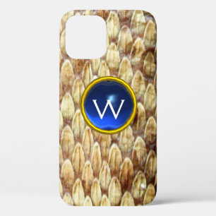 FUNDA PARA iPhone 12 CROTALUS BLUE GEM MONOGRAM
