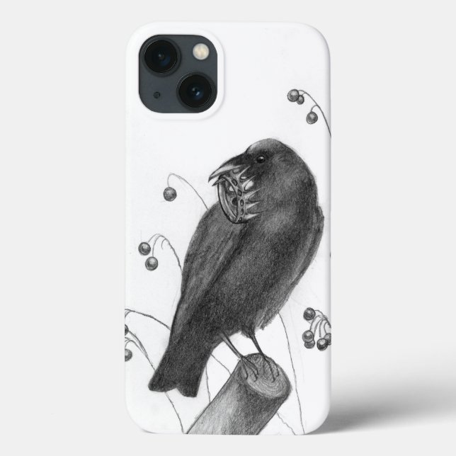 Funda De Case-Mate Para iPhone Crow & Crown (Reverso)