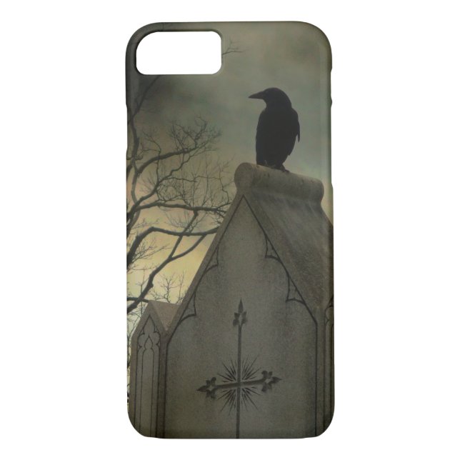 Funda De Case-Mate Para iPhone Crow Es El Rey De Los Góticos (Reverso)