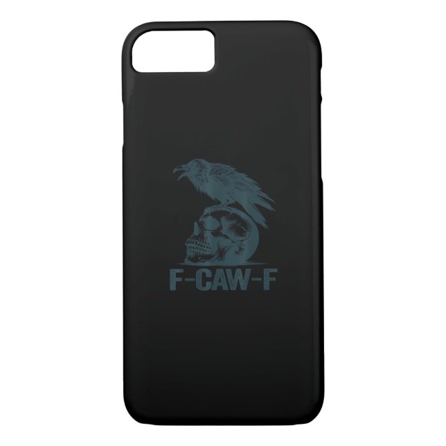 Funda De Case-Mate Para iPhone Crow F-Caw-F Retro Crow Lover Funny (Reverso)