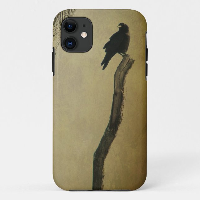 Funda De Case-Mate Para iPhone Crow In Nature (Reverso)