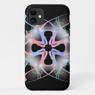 FUNDA PARA iPhone 11 CRUZ ABSTRACTA COLORIDA