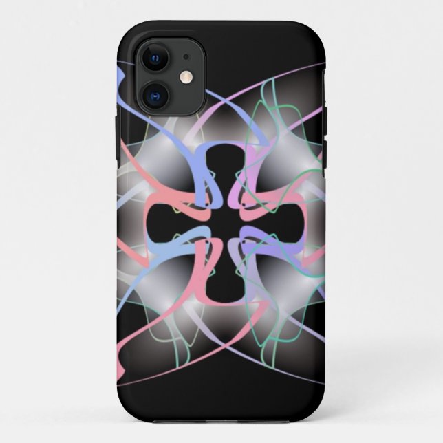 FUNDA DE Case-Mate PARA iPhone CRUZ ABSTRACTA COLORIDA (Reverso)