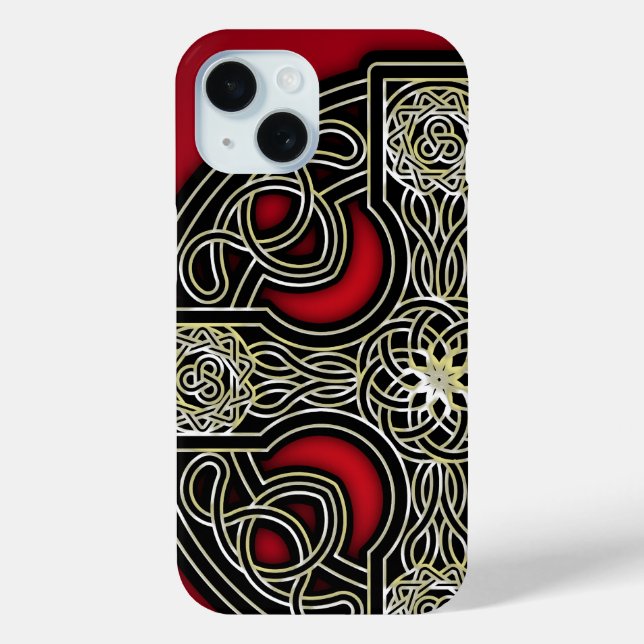 Funda De Case-Mate Para iPhone Cruz celta (Reverso )