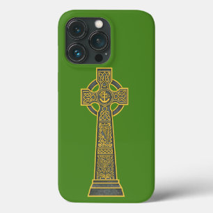 Funda Para iPhone 13 Pro Cruz celta con arpa