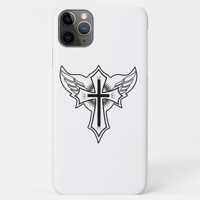 Funda De Case-Mate Para iPhone Cruz cristiana (Reverso)