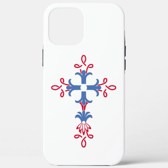 Funda De Case-Mate Para iPhone Cruz cristiana (Reverso )