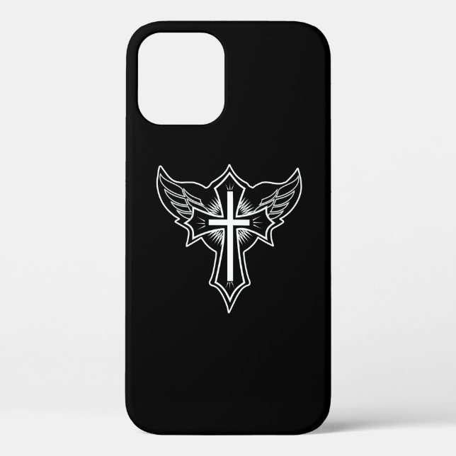 Funda De Case-Mate Para iPhone cruz cristiana (Reverso )