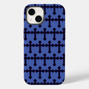 Funda Para iPhone 14 De Case-Mate Cruz cristiana púrpura antigua