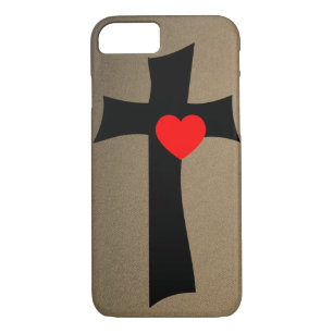 Funda Para iPhone 8/7 Cruz de El día de San Valentín de casos de IPhone